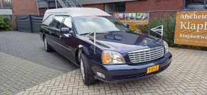 Cadillac blauwe rouwauto - foto 3